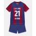 Barcelona Frenkie de Jong #21 Babykleding Thuisshirt Kinderen 2023-24 Korte Mouwen (+ korte broeken)